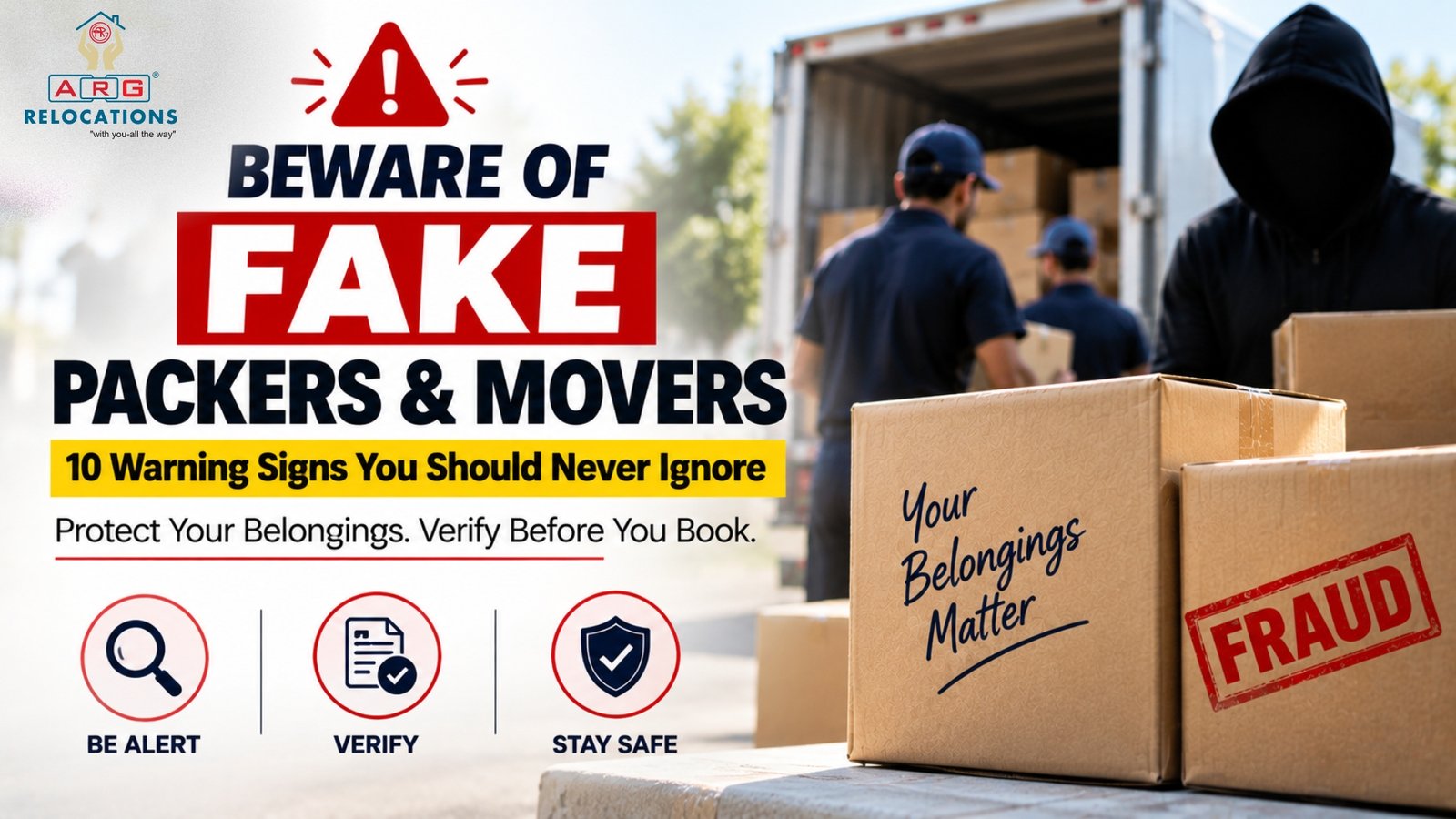 BEWARE OF FAKE PACKERS & MOVERS 10 Warning Signs You Should Never Ignore